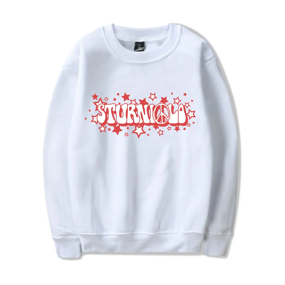 Фото Толстовка Sturniolo Triples Sturniolo Peace & Stars, винтажная толстовка 90-х годов, уличная одежда в стиле Харадзюку, толстовка унисекс, пуловер №2