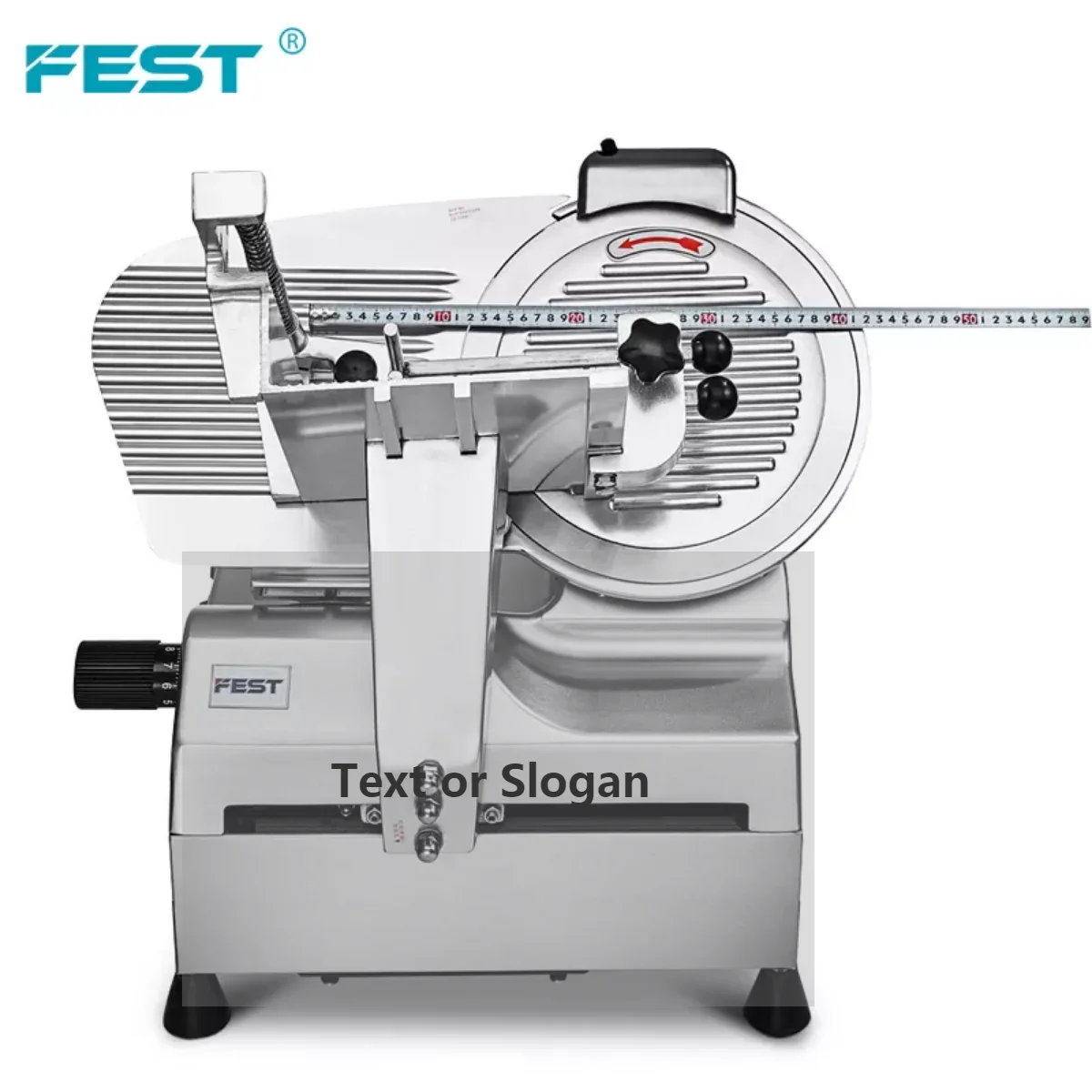 

FEST 0~16mm slice thickness meat slicer 300mm blade heavy duty automatic electric commercial Bacon Slicing Machine 30kg/hour