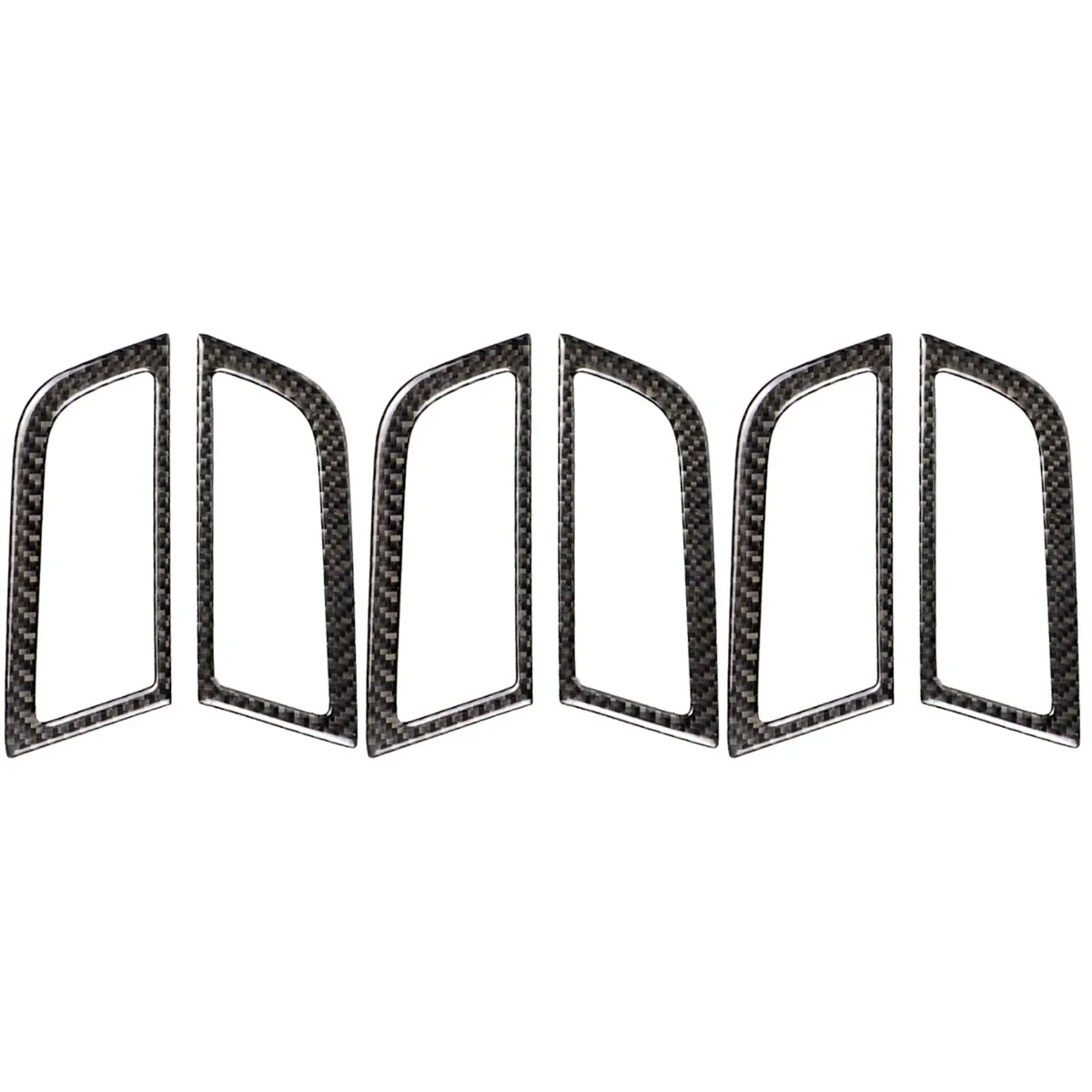 

3 шт., декоративные наклейки из углеродного волокна для кондиционера, 2015-2017