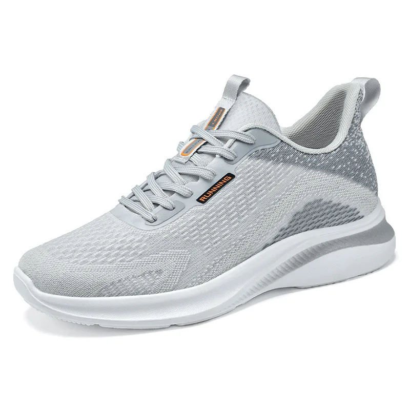 HKAZ-S NewLeisure Sports Couple Running Shoes with Simple, Stylish, Comfortable Front Lacing Flat Bottom Outdoor Seasonal Sports