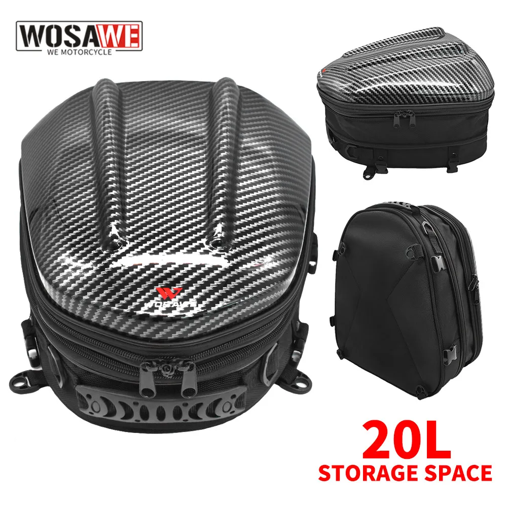 

WOSAWE 20L мотоциклетная сумка для заднего сиденья, водонепроницаемая Светоотражающая сумка для езды на мотоцикле, рюкзак на плечо, сумки для путешествий