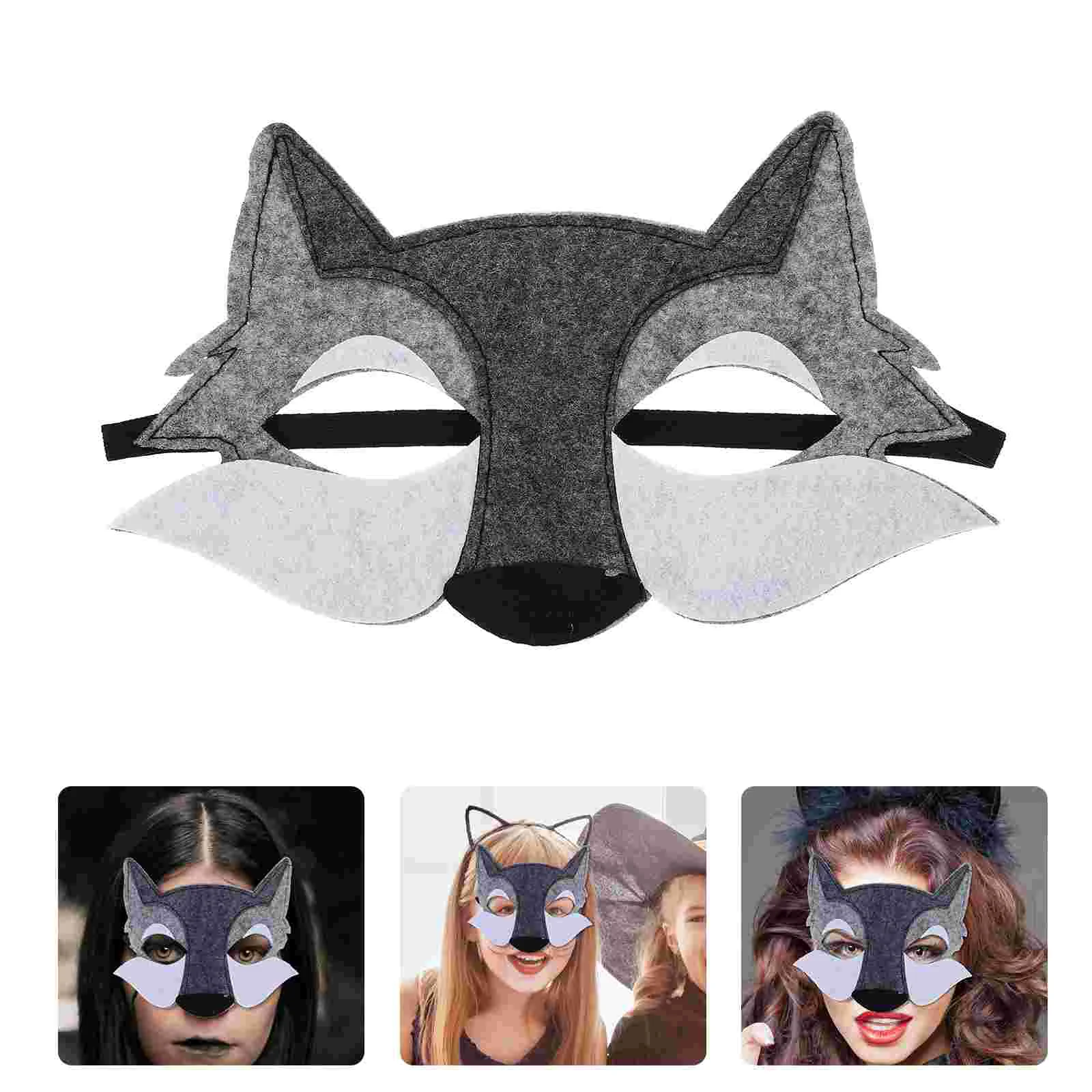 

Wolf Birthday Party Supplies Animal Masks Costume Face Cosplay Halloween Costumes