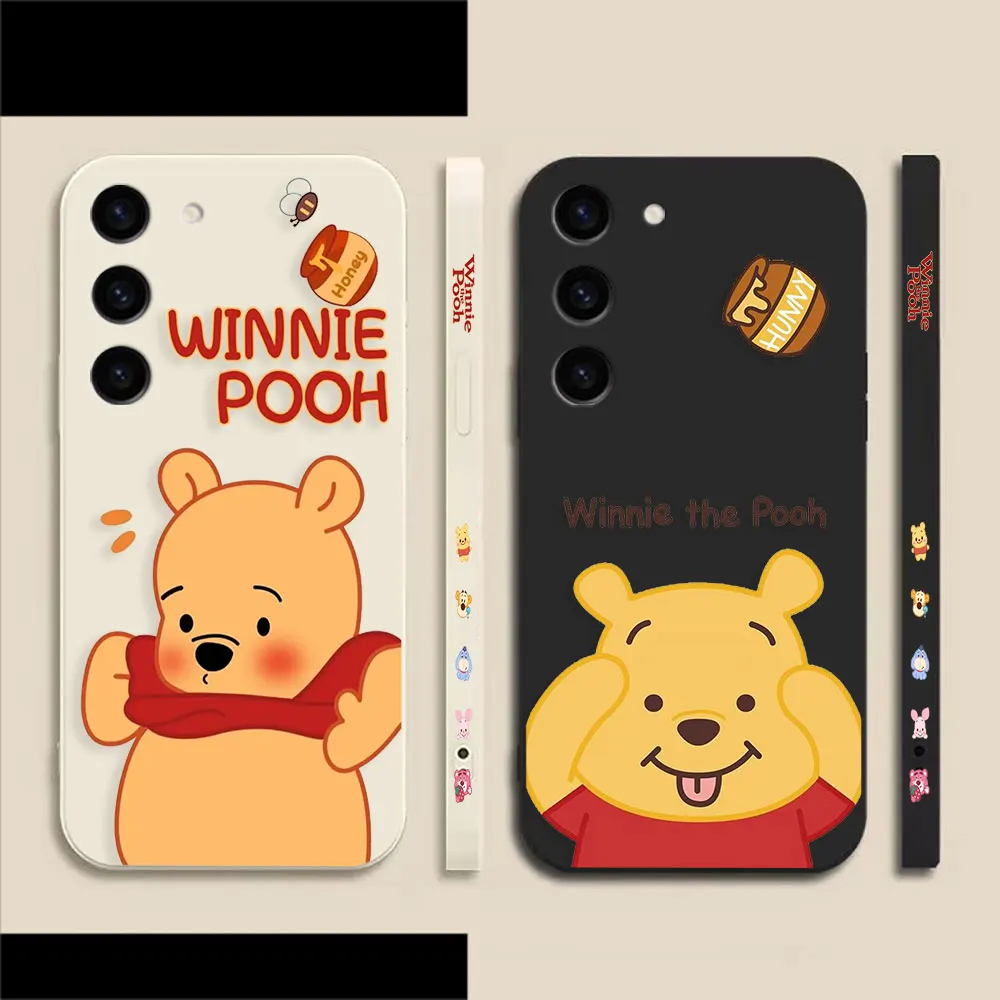 

Anime Piglet Winnie Pooh Phone Case For Samsung Galaxy S23 S22 S21 S20 FE S11 S11E S10 S10E S9 S30 Ultra Plus 4G 5G Case Shell