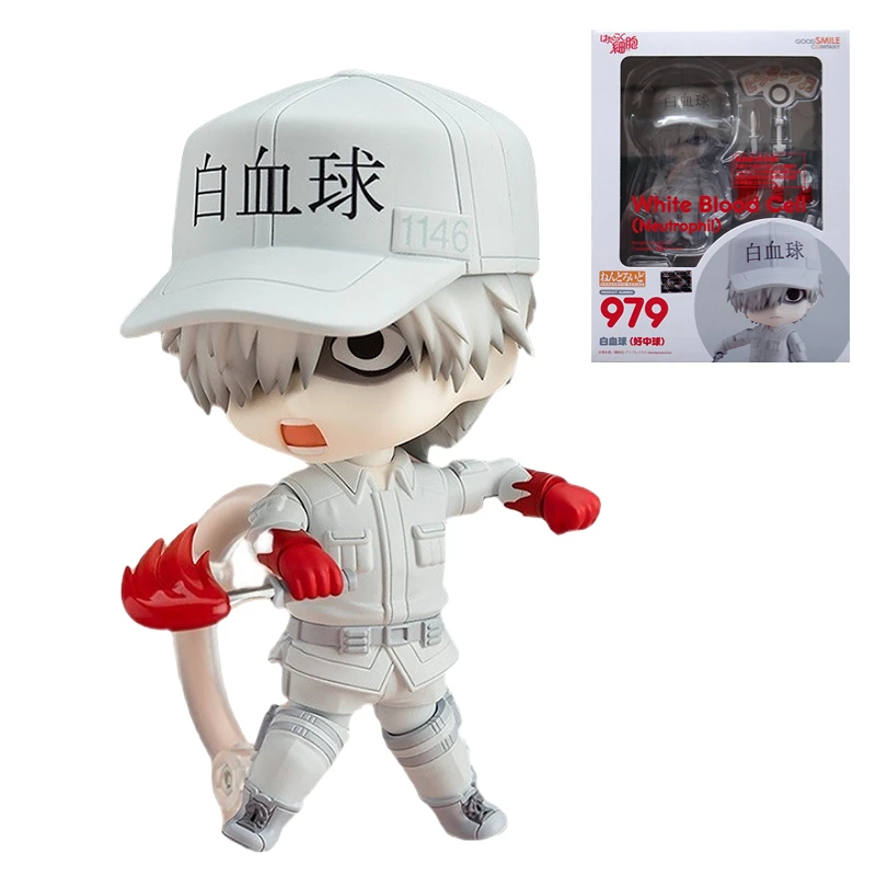 

GSC Nendoroid Anime Peripheral Movable Two-dimensional Q Version Figure 979 White Blood Cell Toy Gift Ornament Collection Model