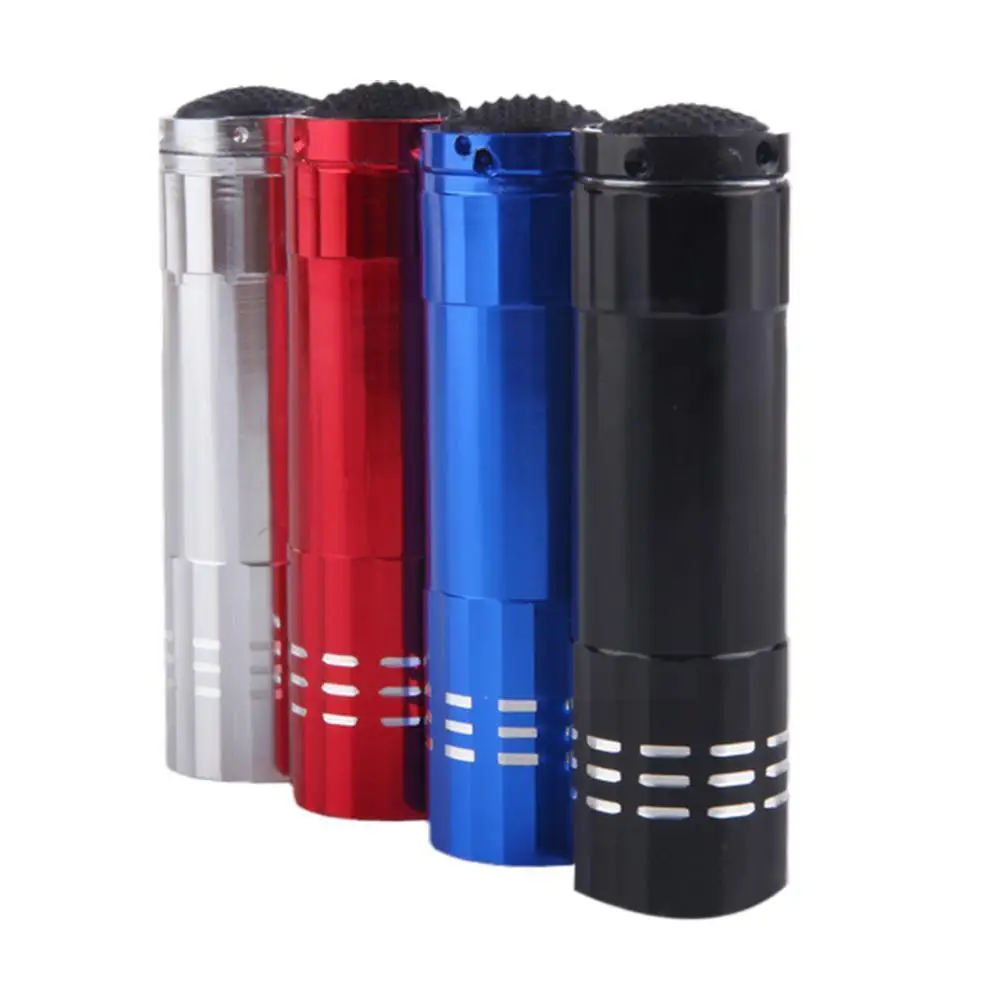 

Миниатюрный УФ-Фонарик Q8J1, светодиодный фонарик с 9 светодиодами, 4,5 в, фонарик, лампа, наружная тактическая алюминиевая лампа, водонепроницаемая портативная УФ-лампа, Q8J1