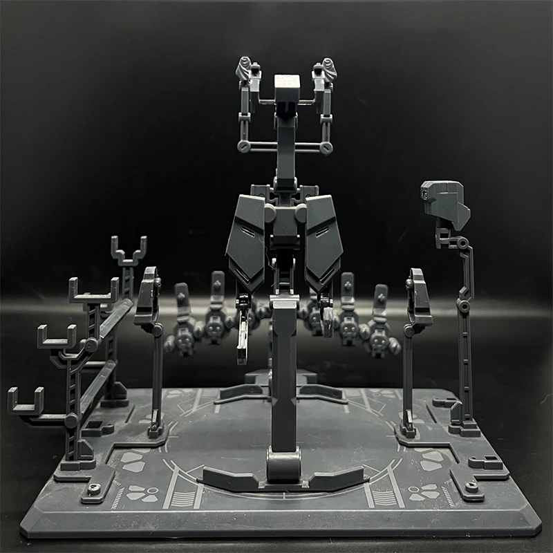 

HG RG Gundam General Maintenance Stand Model Stands Weapon Armor Rack Figure Soldiers Display Stage Platform Weapon Racks Gift