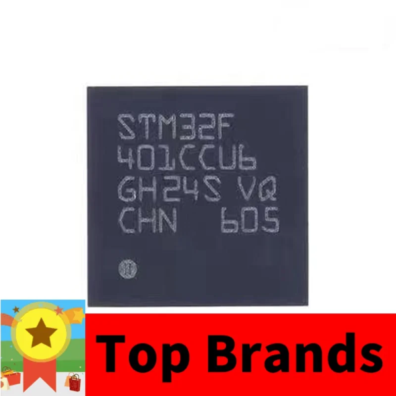 1-10 шт., STM32F401, STM32F401CCU6 QFN48, 2-битный микросхема MCU, в наличии 100% новый и оригинальный.