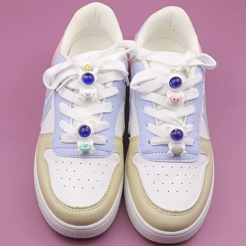 Sneakers Charms Little Astronauts Doll Style Button Shoes Decorations Fashion Accessories | Shoe
