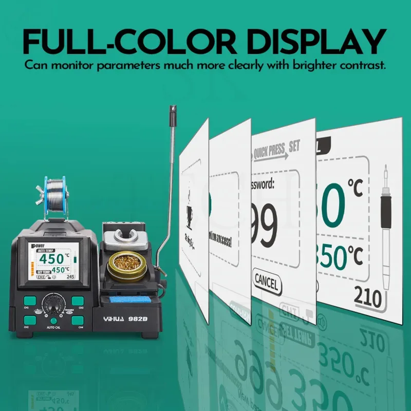 Паяльная станция YIHUA 982D для точной сварки с автоматической настройкой