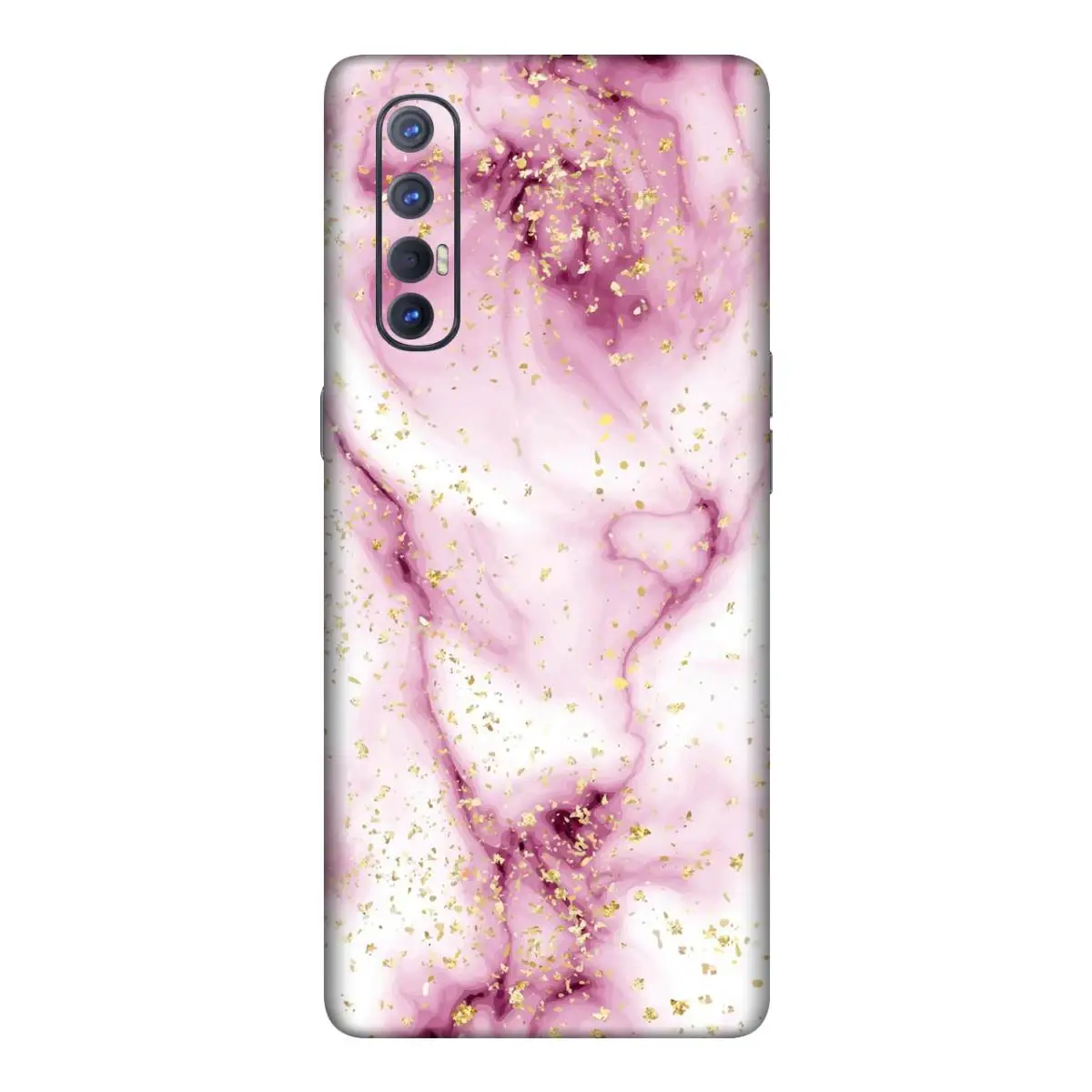 Скин Pink Shine Marble - Oppo Reno 3 Pro / пленка на oppo оппо не чехол |