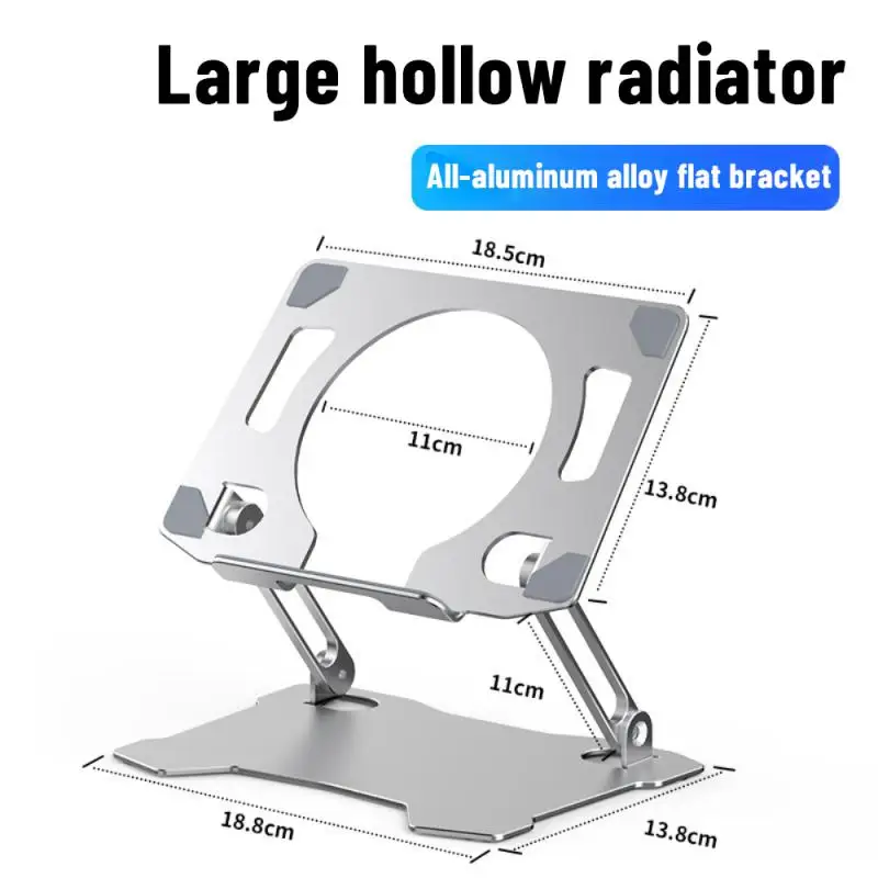 

Подставка для ноутбука из алюминиевого сплава, складной настольный держатель, подставка для планшета, портативная охлаждающая база для Macbook, ноутбука, IPad