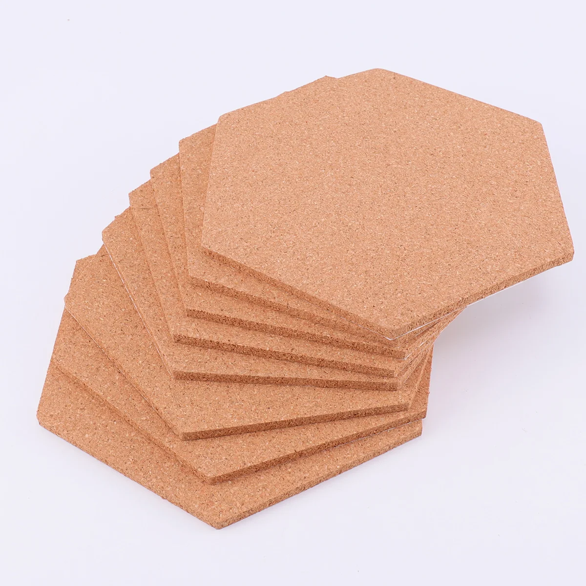 8 шт. пробковая доска для сообщений шестигранная булавка фото настенное