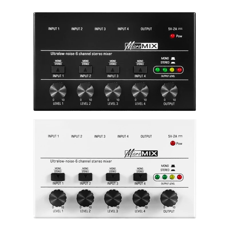 

Ultra Compact Mixer KTV Karaok 4 Channel Professional Sound Mixer Dropshipping