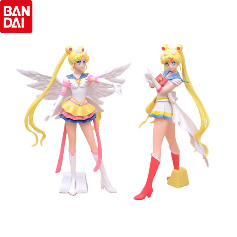 

Bandai Action Figures Sailor Moon Figure Glitter Glamours Eternal Dolls PVC Model Anime Figure Decor Kids Toys ANIME GIFT 23CM
