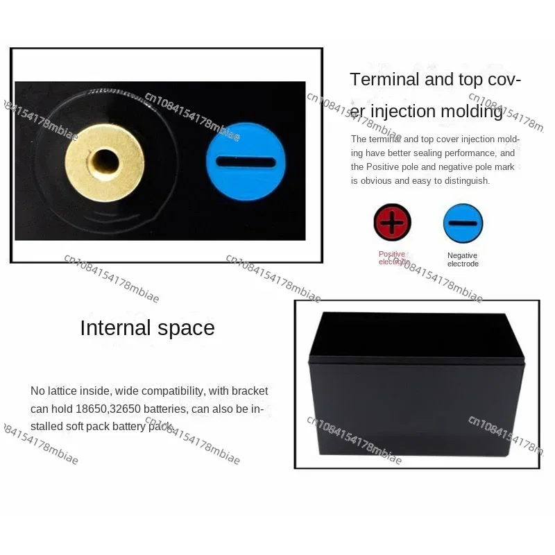 Литиевый аккумулятор 4 Коробка для батарей 12 В 24 48 100 Ач 150 200 280 Пластиковая коробка