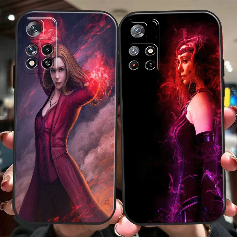 

Marvel Avengers Scarlet Witch For Xiaomi Redmi 10 9 9A 9T 9C Redmi Note 11 11T 11S 10 10S 9 9S Pro 5G Phone Case Coque
