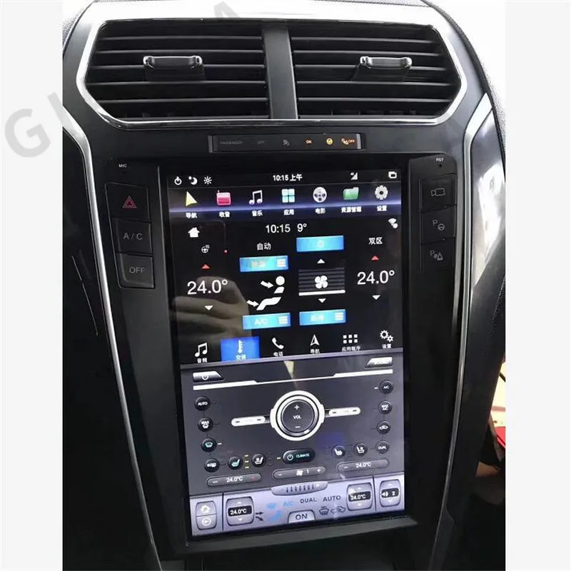 Для Ford Explorer 2011-2019 Android 12 автомобильный радиоприемник стерео экран Tesla