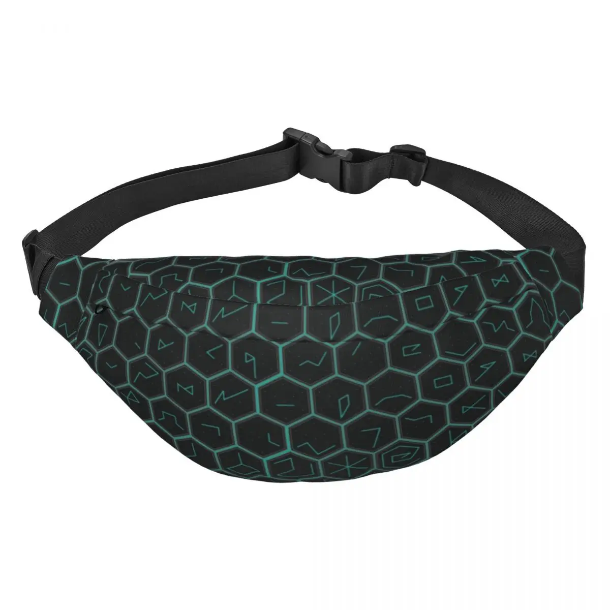 

Fashion Ingress Glyph Series Fanny Pack Women Men 3D Art Graphics Printing Sling Crossbody Waist Bag Running Phone Money Pouch