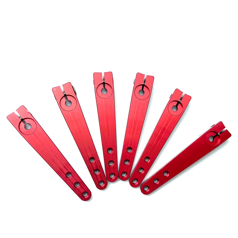 CNC Futaba сервогудок из алюминиевого сплава, Сверхмощные ручки, инструменты, 25T металлический удлинитель 1,25/1,5/1,75 дюймов для модели радиоуправляемого самолета