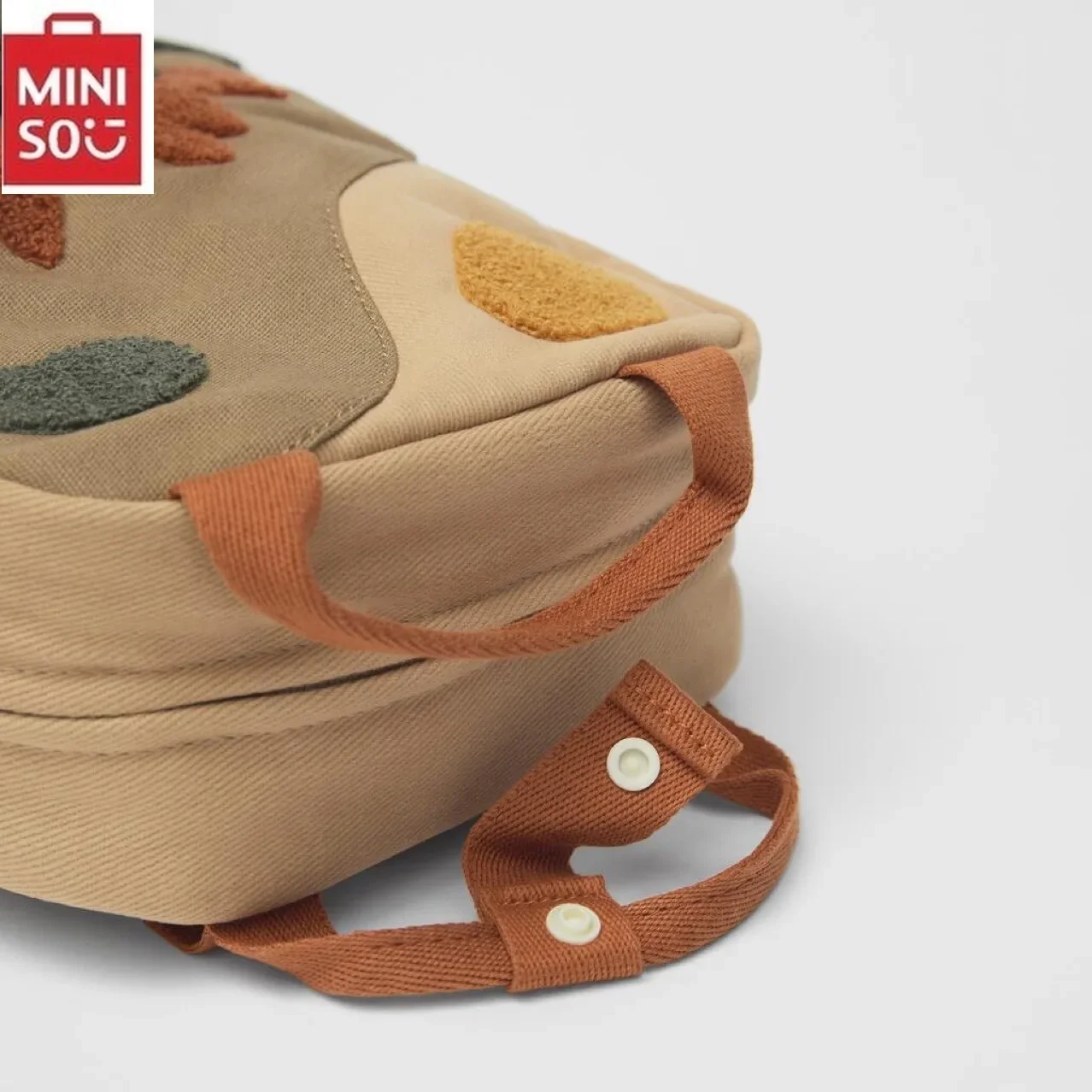 Новинка 2024 маленький рюкзак с длинным вырезом и вышивкой динозавром крючок для