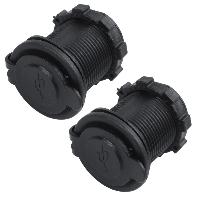 

2X Adapter Socket 2 USB Ports Car Charger For 12V Car Auto