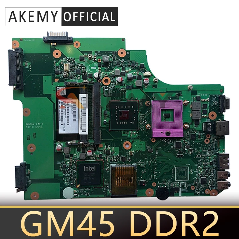 

AKEMY V000185020 For toshiba satellite L505 laptop motherboard GM45 DDR2 6050A2250301-MB-A03