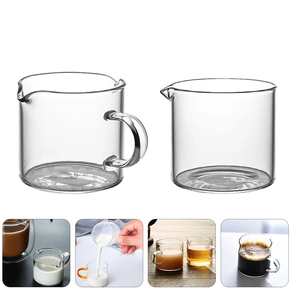 

Cup Coffee Mini Creamer Pitcher Cups Sauce Measuring Espresso Handle Dish Jug Shot Dishes Soy Glasses Pourer Mugs Tea Jugs Ounce