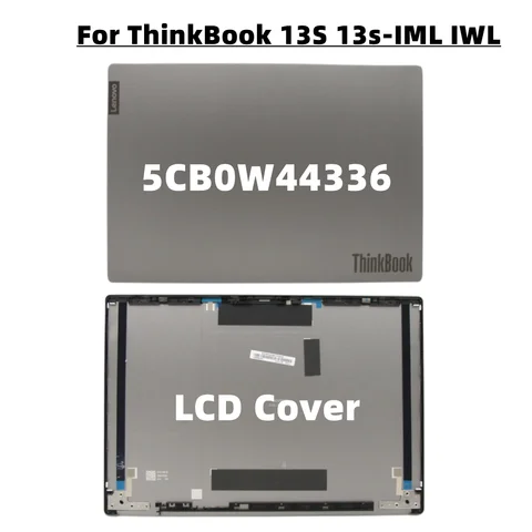 Новый оригинальный чехол для ноутбука Lenovo ThinkBook 13S 13s-IML IWL, верхняя крышка, задняя крышка ЖК-дисплея, задняя крышка, задняя крышка FRU 5CB0W44336, серебристый
