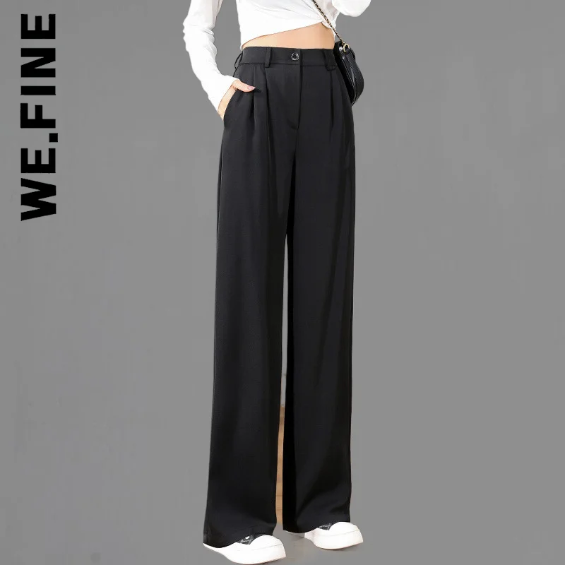 

We.Fine New Pants Trousers Women Soft Quality Pants For Women Leg Korean Sweatpants Slim Pant Casual Long Trousers Female
