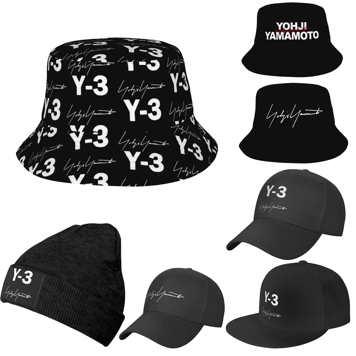 Unisex Bucket Hats Yohji Yamamoto Accessories Travel Headwear Y3 Knitted Hat Outdoor Fisherman Caps Beanie Birthday Gift