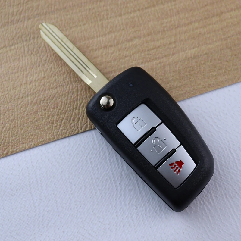 

2/3-/4 кнопки, корпус автомобильного ключа, чехол для ключа для Nissan Qashqai Sunny NV200 J11 Pulsar C13 Juke X-Trail T32 Micra + лезвиеNSN14