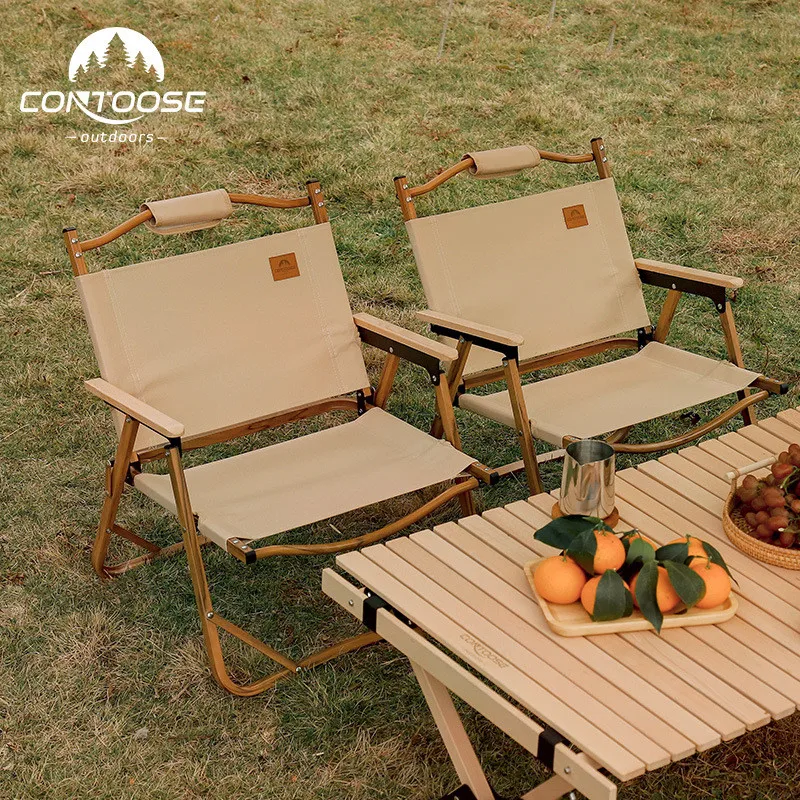 Портативный складной стул из алюминиевого сплава для кемпинга