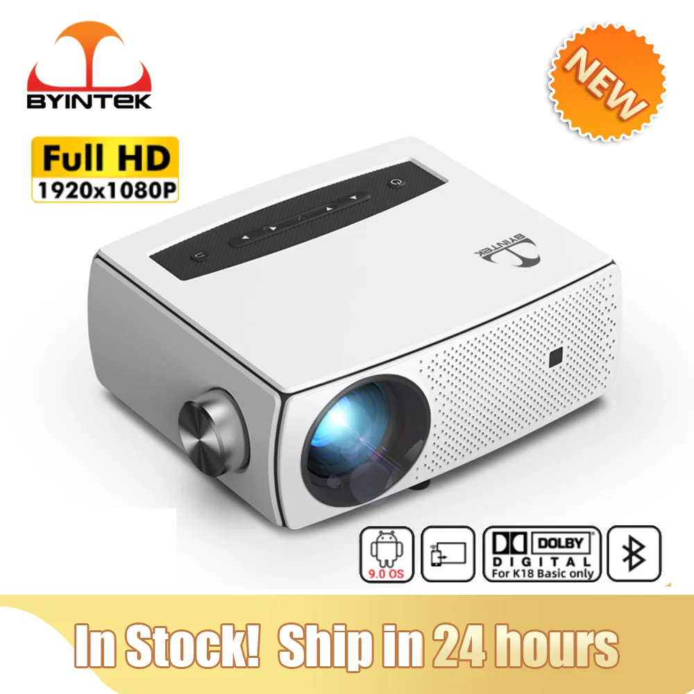 Проектор BYINTEK K18 светодиодный для домашнего кинотеатра Full HD 1080P 1920x1080 |