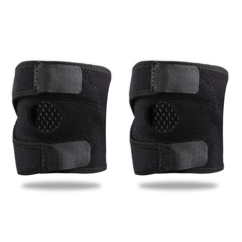 

Black Knee Patella Support Brace Adjustable Sleeve Wrap Stabilizers Protector Y1QE