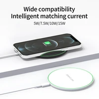 15w 10w qi wireless charger for all mobile phones with wireless charging function induction fast wireless charging dock pad