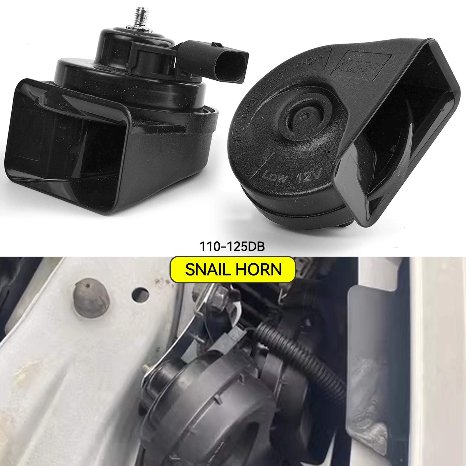 

Громкий Гудок с высоким и низким шагом 410/510 Гц для Audi A3 A4 A6 A8 Q3 Q5 Q7 TT B6 B7 Skoda Octavia MK4 Audi A6 A4 VW Passat Jetta MK7