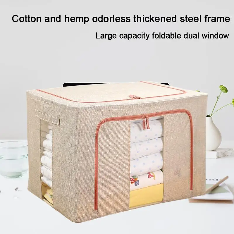 

Wholesale Cotton and Linen Folding Fabric Storage Box - The Ultimate Space-Saving Solution for Organizing