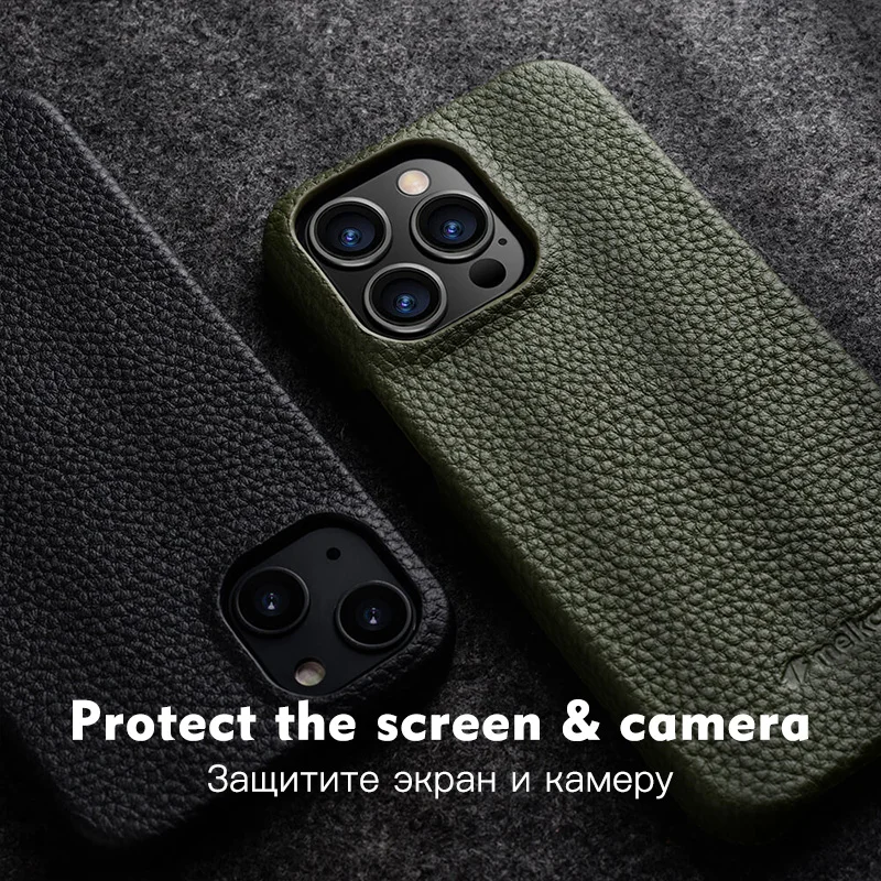 Melkco Premium Case for iPhone 14 13 12 Pro Max mini Luxury Business Fashion Genuine Leather  Cowhide Phone Cases Back Cover