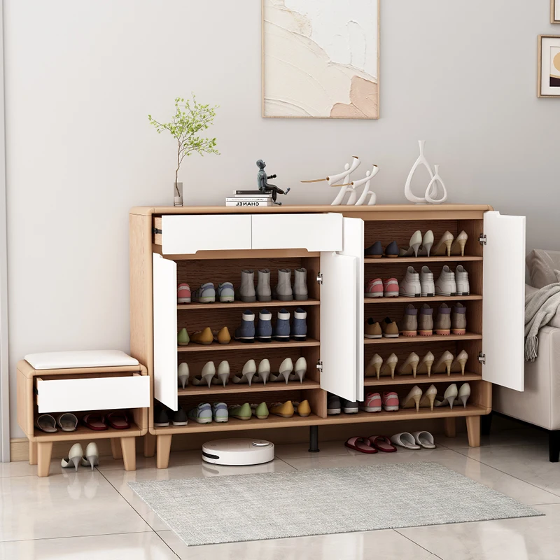 

Nordic Luxury Shoe Rack Designer Modern Slippers Garden Shoe Rack Sunglasses Drawers Box Storage Zapatero Entrance Furniture