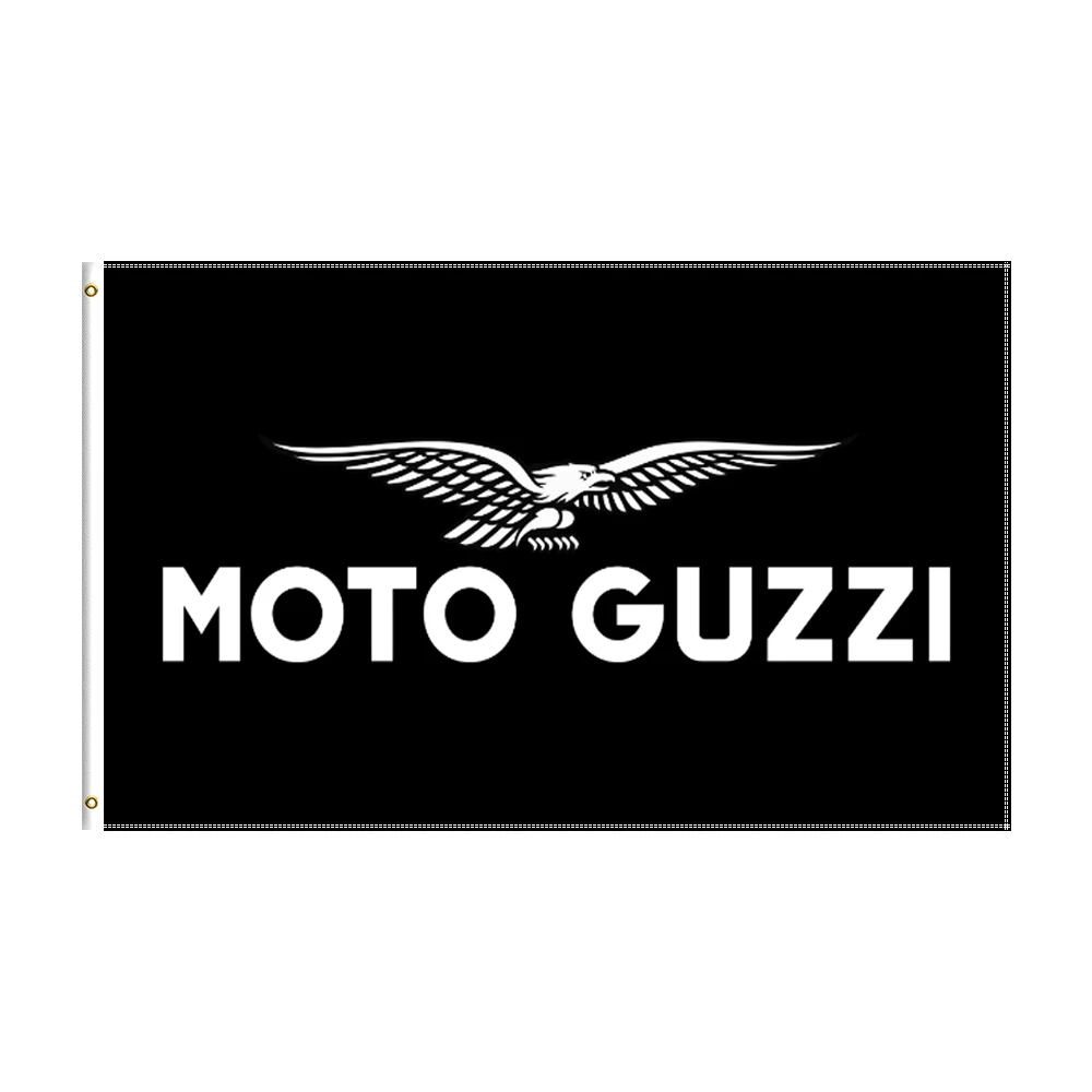 

3x5 Ft Italy Moto Guzzi Flag Polyester Printed Motorcycle Banner For Decor