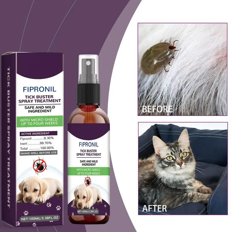 Спрей для кожи домашних животных средство удаления Вшей контроля клещей спрей 100