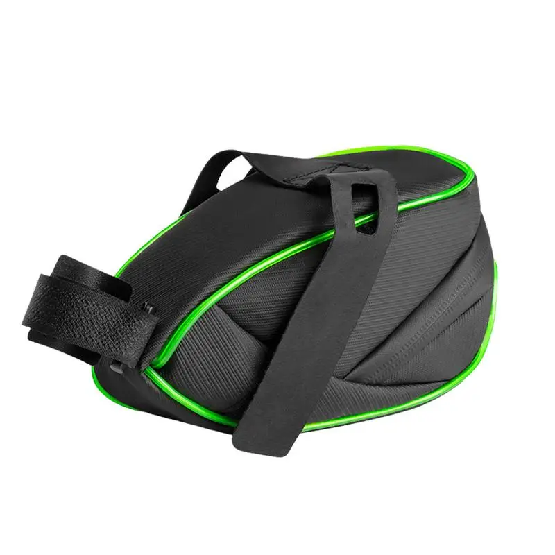 

Bicycle Saddle Bag 3D Shell Bike Underseat Pouch Shockproof Bicycle Seat Pack Bag Quick Disassembly Built-in Controller