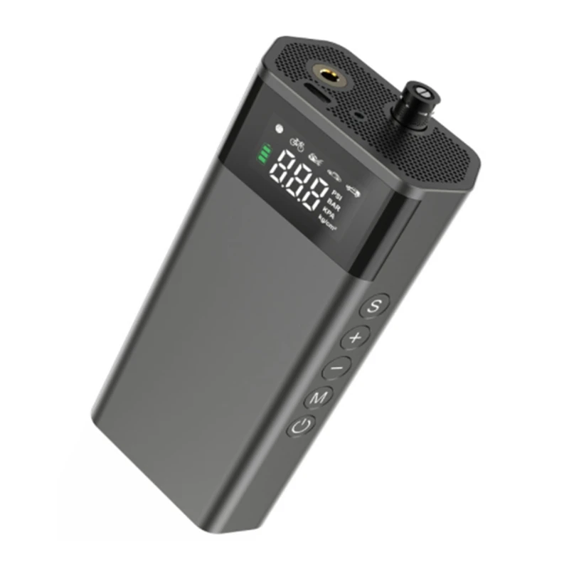 

Portable Air Compressor,Tire Inflator 150PSI 4000MAH Cordless Emergency LED Light Electric Air Pump For Car Tire Bike