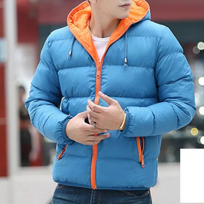 Jaqueta Masculino Slim Fit Hooded Fashion Overcoats Plus Size 4X Cotton Down Jackets Men Winter Casual Outerwear