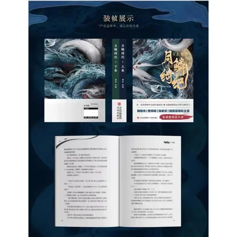 Фото Официальный роман «Полотно теней», том 1, 2, артбук (Yue Lin Qi Ji), фэнтези-роман, романтический роман, Лу У И, У Ши Гуан, У Ван Янь, Цзин Лин. №5