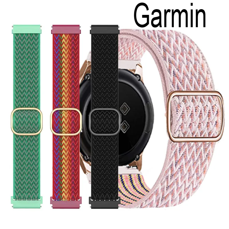 

Bracelet For Garmin Venu 2 Plus SQ Vivoactive 4 3 3t Move 3 Luxe Style Forerunner 745 55 158 Strap Nylon Watchband