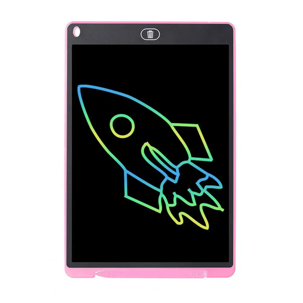 

Dropshipping!! 12 Inch Convenient Writing Tablet Fall Resistant Plastic One Click Delete Educational Painting Board for Kids
