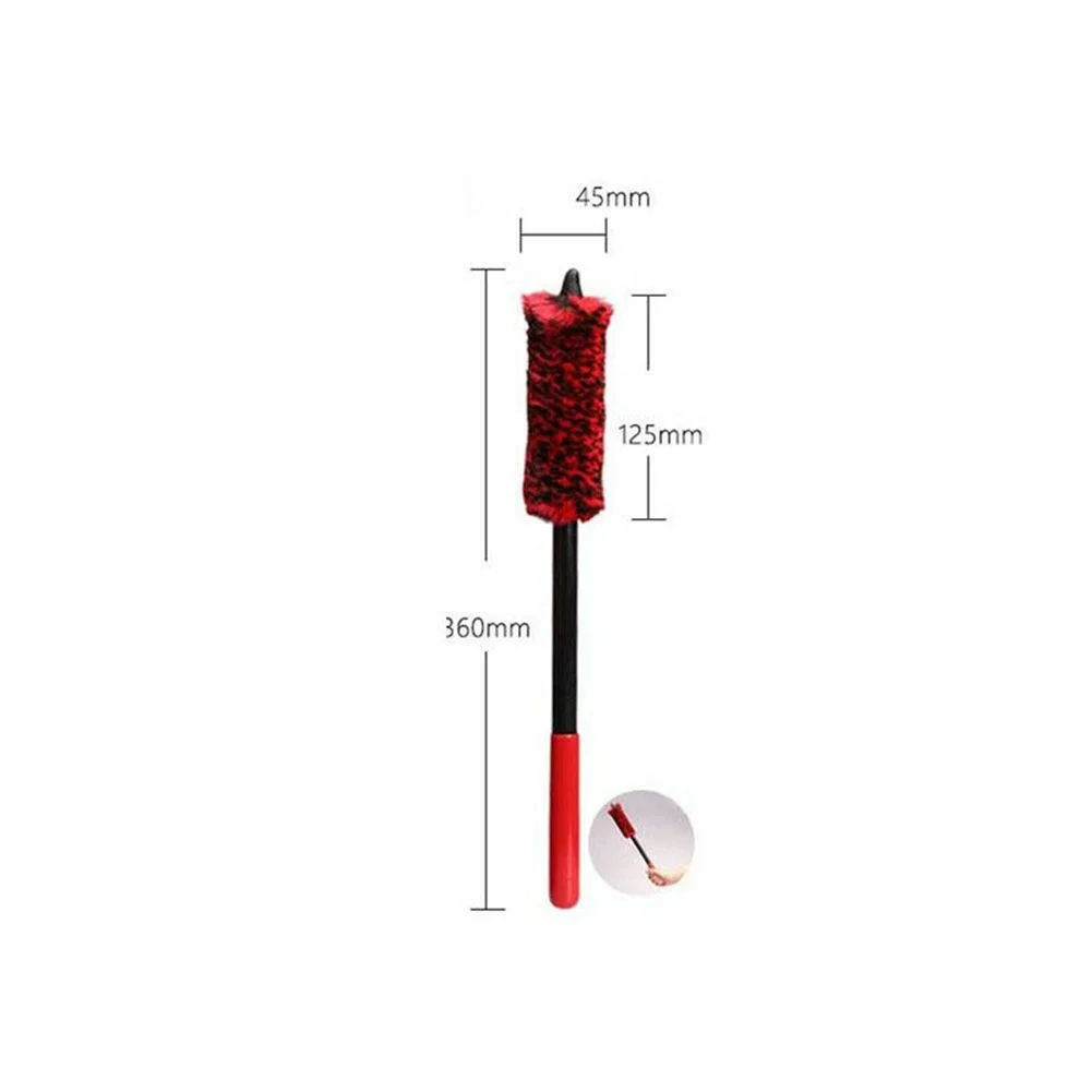 

Car Wheel Cleaning Brush Detailing Automotive Auto Clean Set Interior Plush Rim Cleaning Supplies Wash Brushes