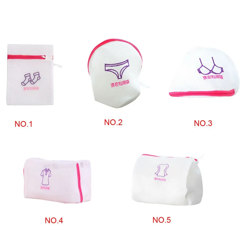 

Newest Mesh Laundry Bags Double Layer Portable Bra Sweater Sock Washing Bag Kit Travelling Outdoor Clothes Storage Laundry Bags