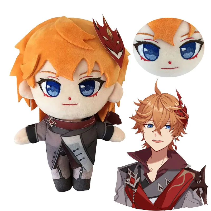 

Tartaglia Cosplay Doll Genshin Impact Tartaglia Plush Pillow Doll Kawaii Cartoon Cosplay Pillows Kids Gift